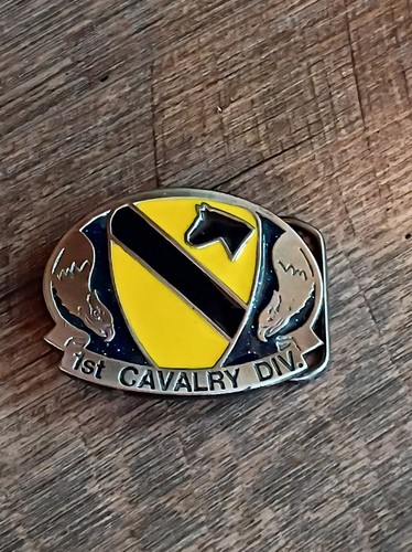 Army 1st cavalry division belt - army,